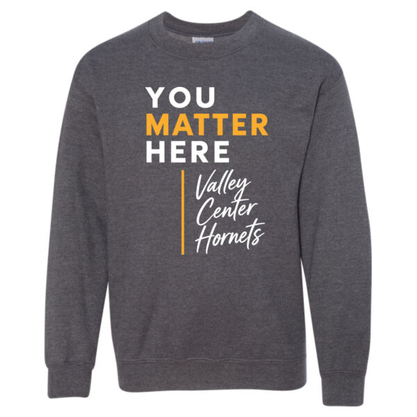 D4 - Gildan 18000B Youth Heavy Blend Youth Crewneck Sweatshirt Thumbnail