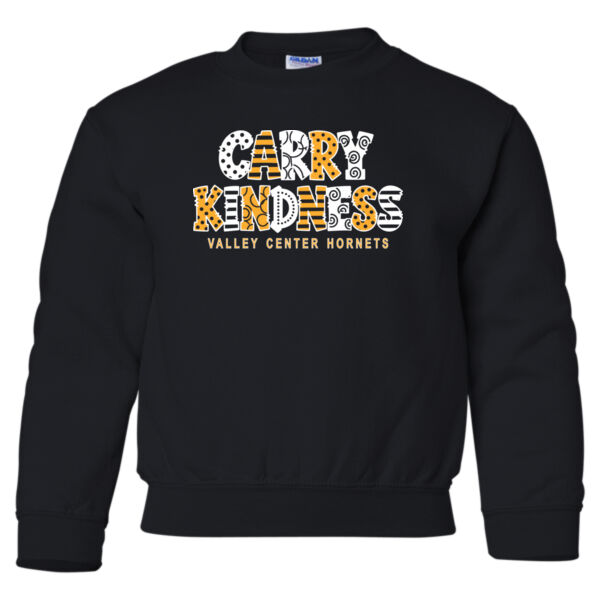 D5 - Gildan 18000B Youth Heavy Blend Youth Crewneck Sweatshirt Thumbnail